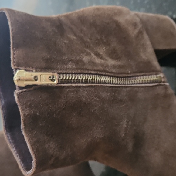 Women's J. Crew Brown Suede Boots Size 9.5 - Picture 3 of 11